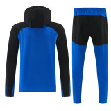 2026-27 INT Black blue Windbreaker Suit (Hoodie)(风衣套装)
