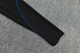2026-27 PSG Black Half Pull Tracksuit (半拉链)