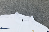 2026-27 PSG White Half Pull Tracksuit (半拉链)
