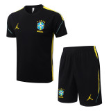 2026-27 Brazil Black Training Short Suit #J26027