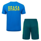 2026-27 Brazil Lake blue Training Short Suit #J26028