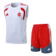 2026-27 Internacional White Tank top and shorts suit #D26024