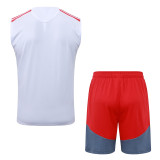 2026-27 Internacional White Tank top and shorts suit #D26024