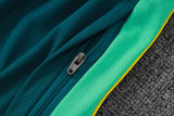 2026-27 Brazil Lake blue Tank top and shorts suit #D26030