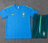 2026-27 Brazil Lake blue Training Short Suit #J26028