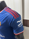 2026-27 Man Utd Blue Special Edition Player Version Soccer Jersey (红边)