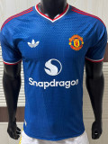 2026-27 Man Utd Blue Special Edition Player Version Soccer Jersey (红边)