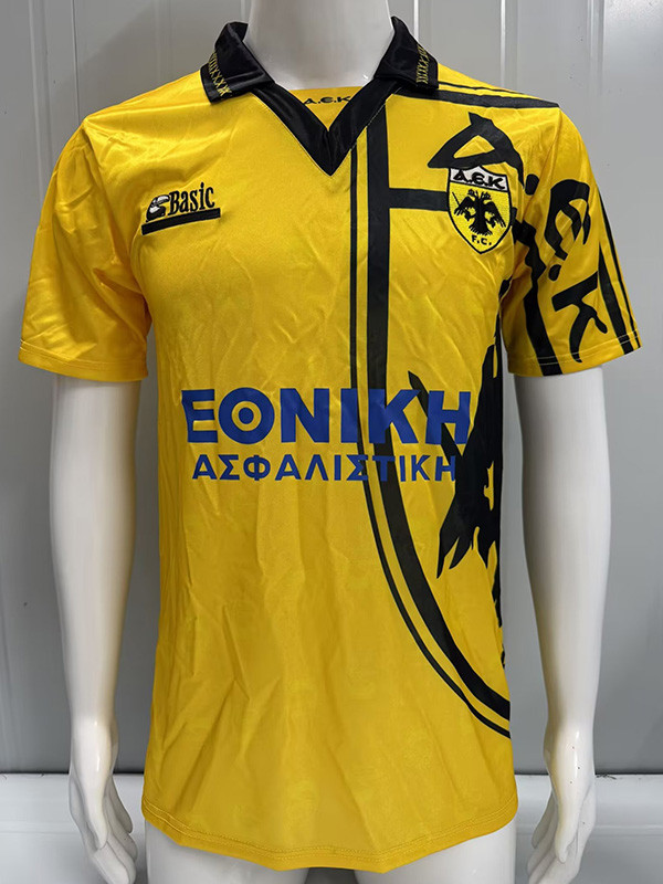 1993-1994 AEK Athens Home Retro Soccer Jersey