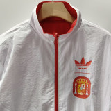 2026-27 Spain Red & White Double Sided Windbreaker (双面风衣)