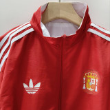 2026-27 Spain Red & White Double Sided Windbreaker (双面风衣)