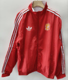 2026-27 Spain Red & White Double Sided Windbreaker (双面风衣)