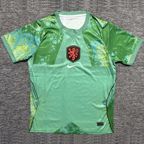 2026-27 Netherlands Green Goalkeeper Fans Soccer Jersey