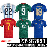 2026-27 Belgium Away Long Sleeve Player Version Soccer Jersey (长袖球员)