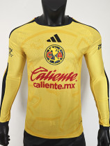 2026-27 Club America Home Long Sleeve Player Version Soccer Jersey (长袖球员)