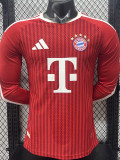 2026-27 Bayern Home Long Sleeve Player Version Soccer Jersey (长袖球员)