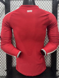 2026-27 Man Utd Home Long Sleeve Player Version Soccer Jersey (长袖球员)
