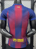 2025-26 BAR Home Print Personalized AD Player Version Soccer Jersey (前OR)
