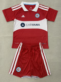 2026-27 Chicago Fire FC Home Kids Soccer Jersey