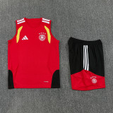 2026-27 Germany Red Tank top and shorts suit
