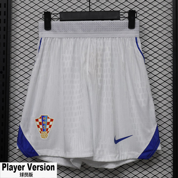 2026-27 Croatia Home Player Version Shorts Pants(球员短裤)