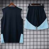 2026-27 Argentina Royal blue Tank top and shorts suit