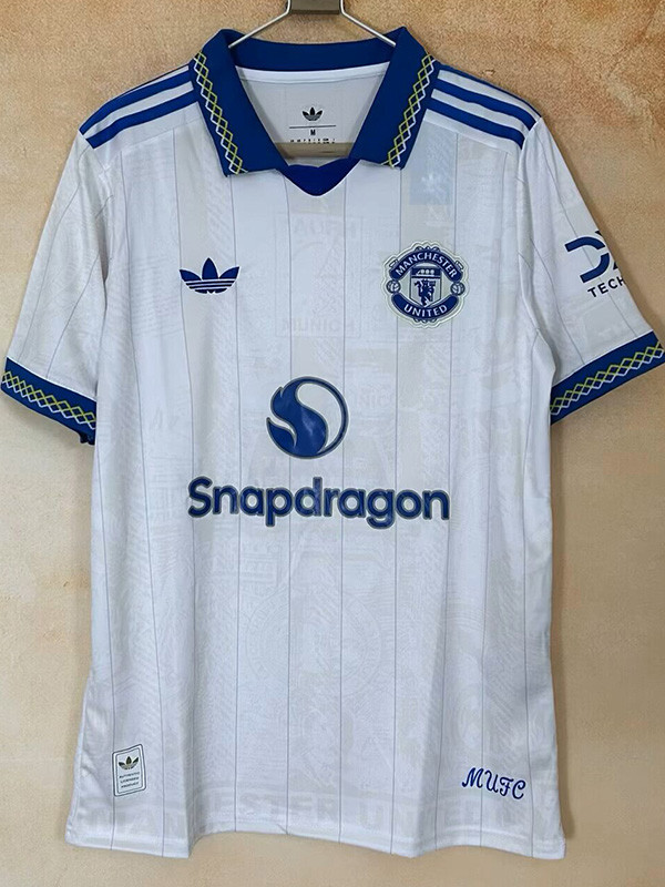 2026-27 Man Utd White Special Edition Fans Soccer Jersey
