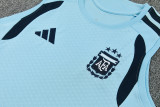 2026-27 Argentina Light blue Tank top and shorts suit