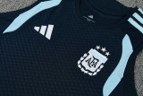2026-27 Argentina Royal blue Tank top and shorts suit