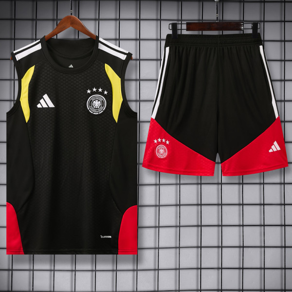 2026-27 Germany Black Tank top and shorts suit