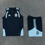 2026-27 Argentina Royal blue Tank top and shorts suit