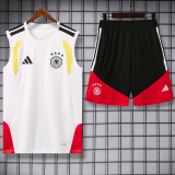 2026-27 Germany White Tank top and shorts suit