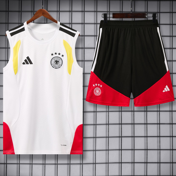 2026-27 Germany White Tank top and shorts suit