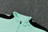 2026-27 France Light green Half Pull Tracksuit (半拉链)