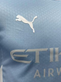 2026-27 Man City Home Long Sleeve Player Version Soccer Jersey (长袖球员)