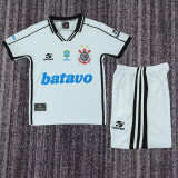1999-2000 Corinthians Home Kids Retro Soccer Jersey