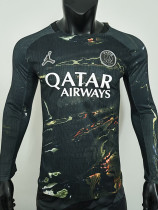 2025-26 PSG Jordan Night Edition Long Sleeve Player Version Soccer Jersey (长袖球员)