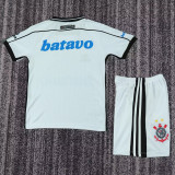 1999-2000 Corinthians Home Kids Retro Soccer Jersey