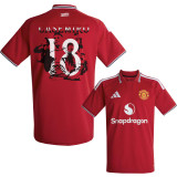 2026-27 Man Utd Home Casemiro #18 Print Special Number Fans Soccer Jersey