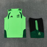 2026-27 Mexico Green Tank top and shorts suit
