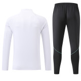2026-27 Brazil White Kids Half Pull Tracksuit (童装)(半拉链)