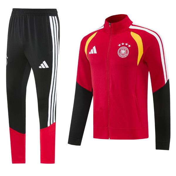 2026-27 Germany Red Jacket Tracksuit #02