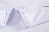 2026-27 France White Kids Half Pull Tracksuit (童装)(半拉链)