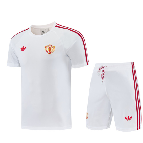 2026-27 Man Utd White Training Short Suit