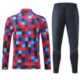 2026-27 BAR Red Kids Half Pull Tracksuit (童装)(半拉链)
