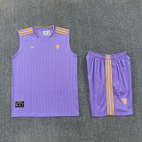 2025-26 Man Utd Purple Tank top and shorts suit