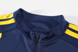 2026-27 RMA Royal blue Half Pull Tracksuit (半拉链)