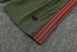2025-26 Bayern Dark green Tank top and shorts suit