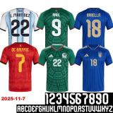 2026-27 Argentina Golden Special Edition Player Version Training shirts