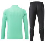 2026-27 Brazil Light green Half Pull Tracksuit (半拉链)