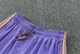 2025-26 Man Utd Purple Tank top and shorts suit